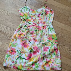 Like NEW J Crew fully lined floral dress